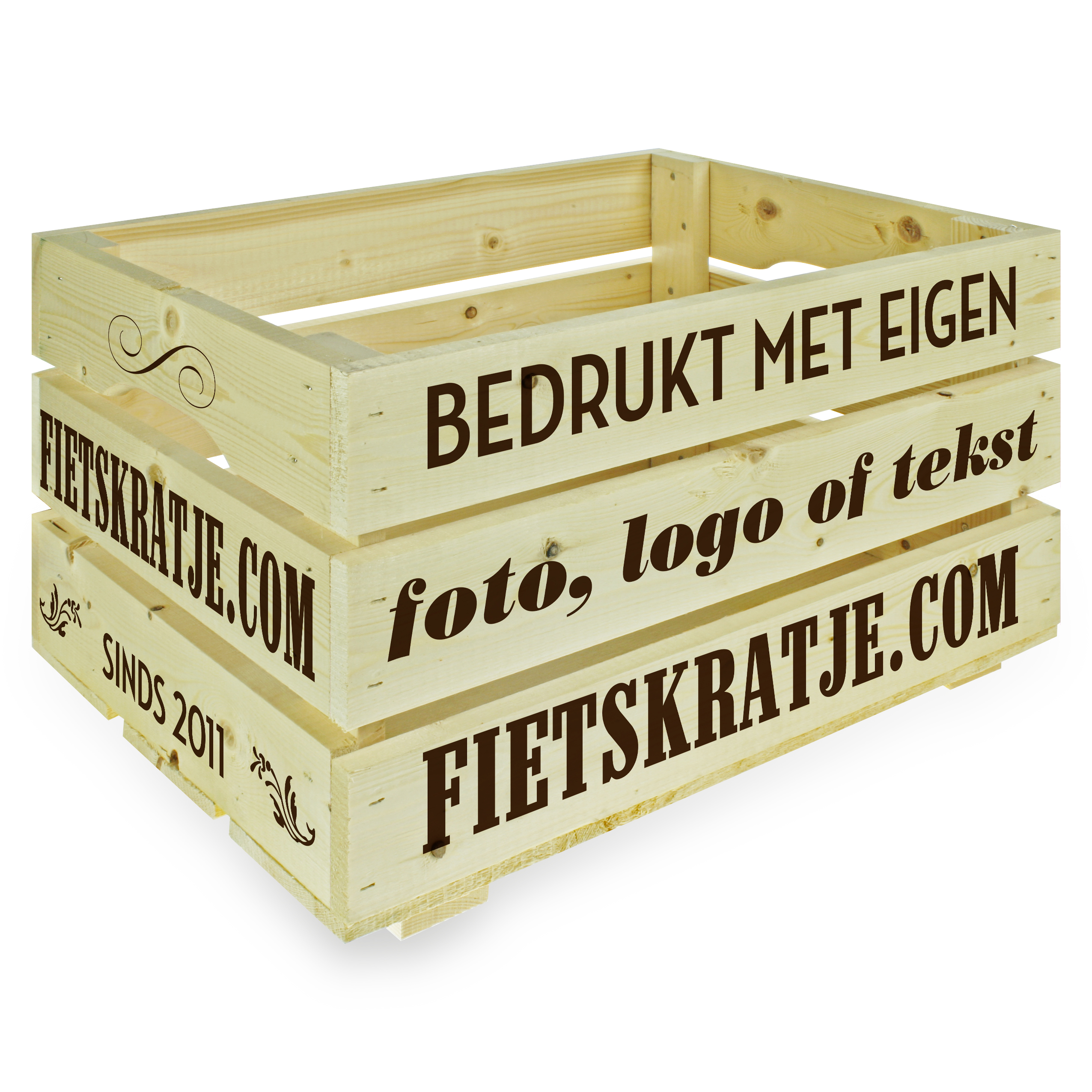 tweedehands gekruld Inpakken Fietskrat Fietskratje.com